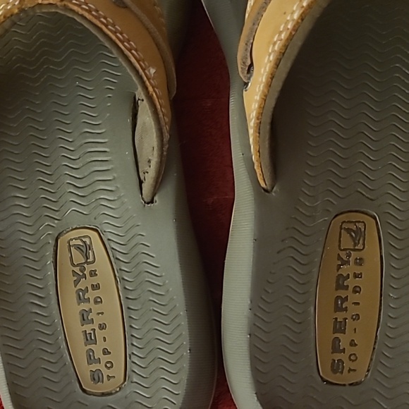 Sperry Tan and Gray Sandals - Picture 4 of 5